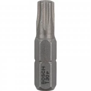 Image of Bosch Extra Hard Torx Screwdriver Bit T30 25mm Pack of 3