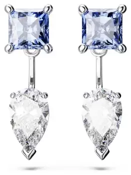 Image of Swarovski 5665767 Mesmera Jacket-Style Earrings Rhodium Jewellery