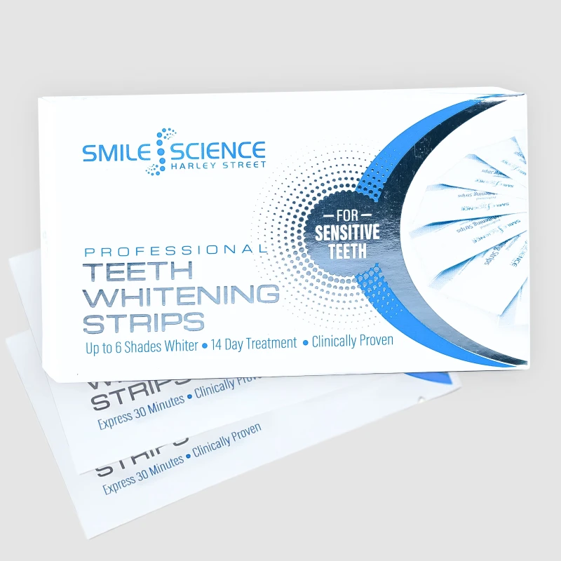 Image of Smile Science Harley Street Professional Teeth Whitening Strips White unisex
