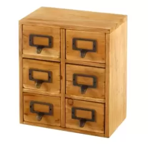 Image of Storage Drawers (6 drawers) 23 x 15 x 27cm