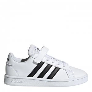 Image of adidas Grand Court Trainers Child Boys - White/Black