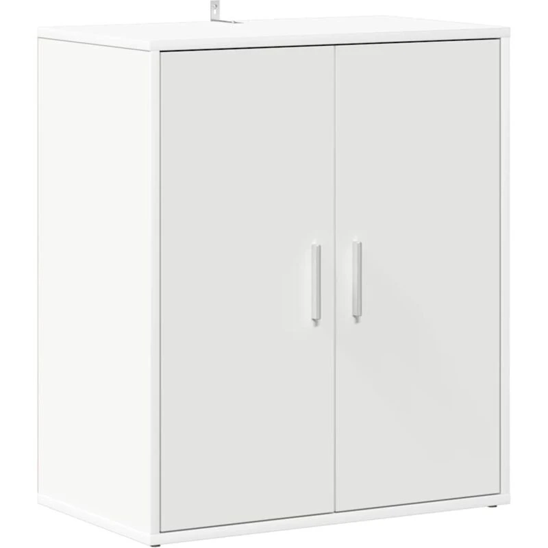 Image of VIDAXL Shoe Cabinet White 60x35x70cm Engineered Wood Vidaxl 8720286645987