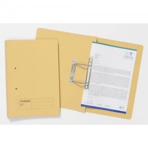 Image of Guildhall Sprial File Foolscap 285gsm Yellow PK25