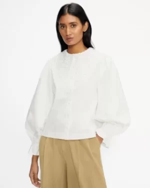 Image of Ted Baker Lace Collared Shirt