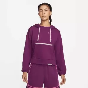 Image of Nike W Dri-Fit Standard Issue Po Hoody, Viotech/Pinksicle, Female, Hoodies, DA6483-503