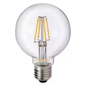 Image of Sylvania E27 4W 470Lm Round LED Filament Light Bulb