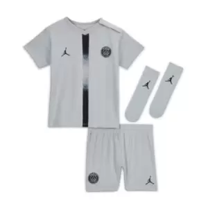 Image of Nike Paris Saint Germain Away Minikit 2022/2023 Babies - Grey