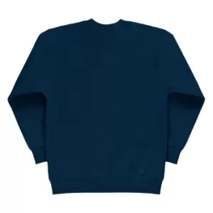 Image of SG Kids/Childrens Crew Neck Sweatshirt Top (9-10) (Navy Blue)