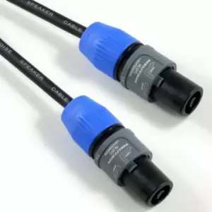 Image of Loops - 2x 20m Neutrik 2 Pole 1.5mm² Speakon Cable NL2FC to Male Plug Pro Speaker Amp
