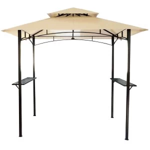 Image of Charles Bentley Metal Gazebo - Beige