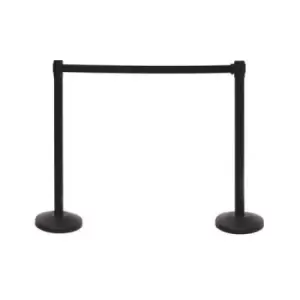 Image of VFM Barriers with 3.4m Belt Blk (Pack of 2) 421934