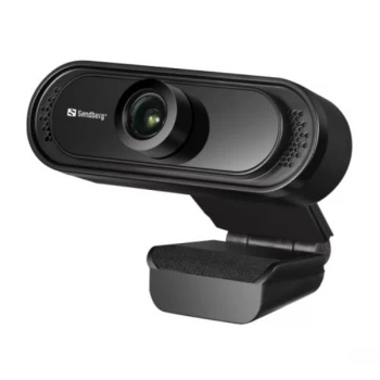 Image of Sandberg USB FHD 2MP Webcam with Mic 1080p 30fps