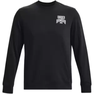 Image of Under Armour Rival Terry Graphic Crew - Black