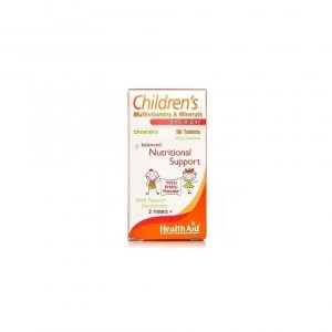 Image of Healthaid Childrens Multivit + Minerals (tutti-fruity Flavour) Tablets 30s