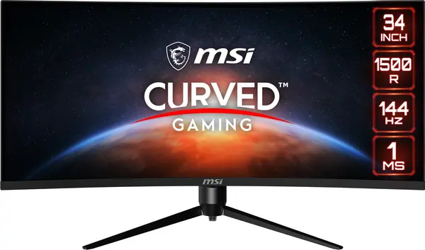 Image of MSI Optix 34" MAG342CQR Quad HD Curved LCD Monitor