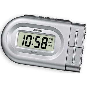 Image of Casio Compact Digital Beep Alarm Clock - Silver