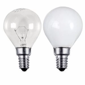 Image of Status 40W Small Edison Screw Golf Ball Bulb - Opal - Single