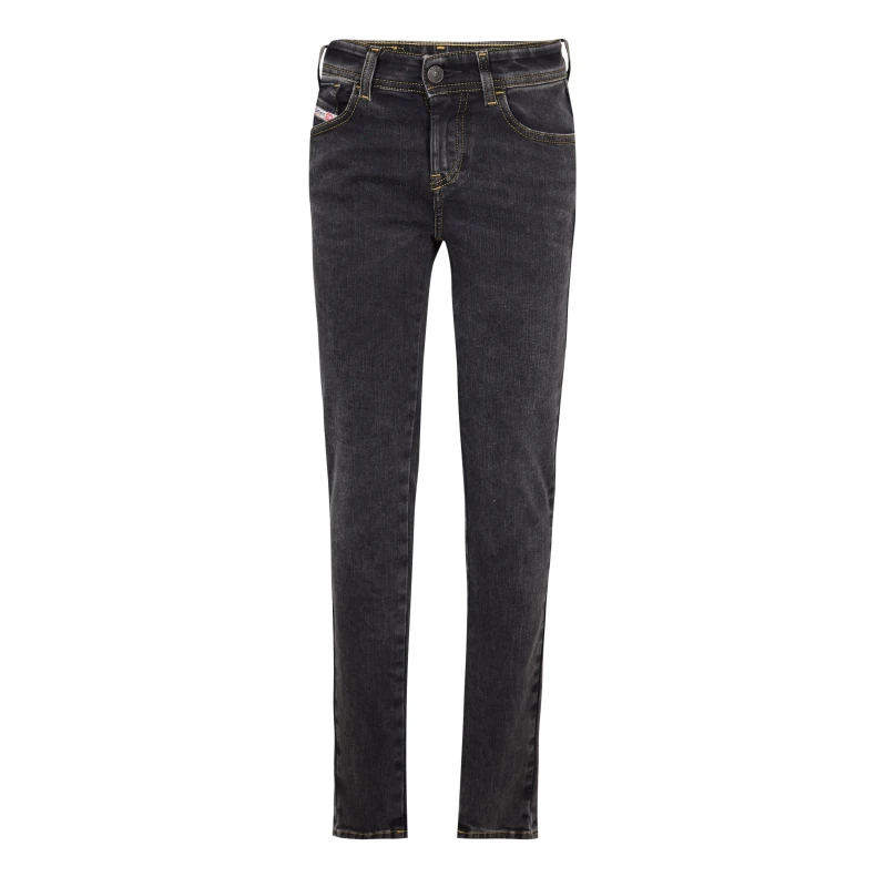 Image of Diesel Slandy Straight Jeans Blk Gry Denim female 23 L32