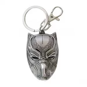 Image of Marvel Pewter Black Panther Keyring