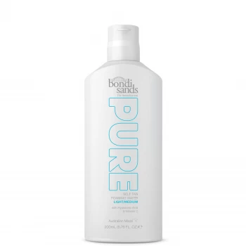 Image of Bondi Sands Pure Self Tan Foaming Water Light/Medium 200Ml