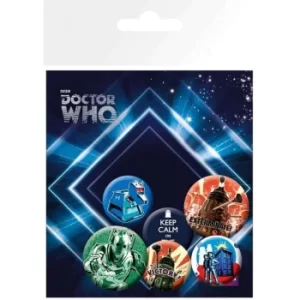 Image of Doctor Who Badge Pack