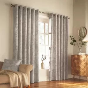 Image of Irwin Woodland Eyelet Curtains Stone