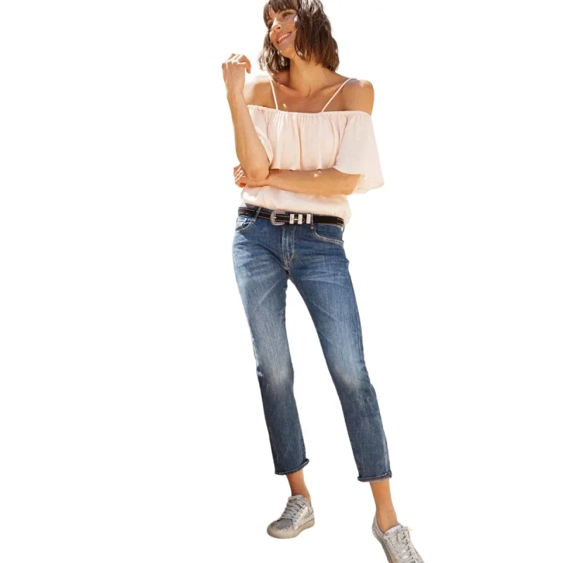 Image of Le Temps des cerises Womens boyfit jeans Le temps des cerises Sea 200/43 Bleu Female 29