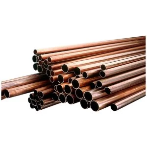 Image of Wickes Copper Tube 22mm x 3m Pack 10