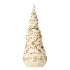 Image of Festive Forest White Woodland Tree Figurine