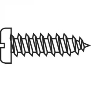 Image of TOOLCRAFT 839815 Socket head screw 2.9mm 13mm Slot DIN 7971 Steel zinc plated 20 pc(s)