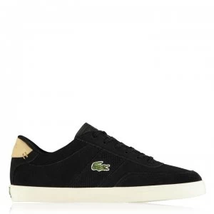 Image of Lacoste Court Master 418 Trainers - Black/Natural