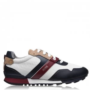 Image of Hugo Boss Parkour Runner Trainers Open Beige 284 Men