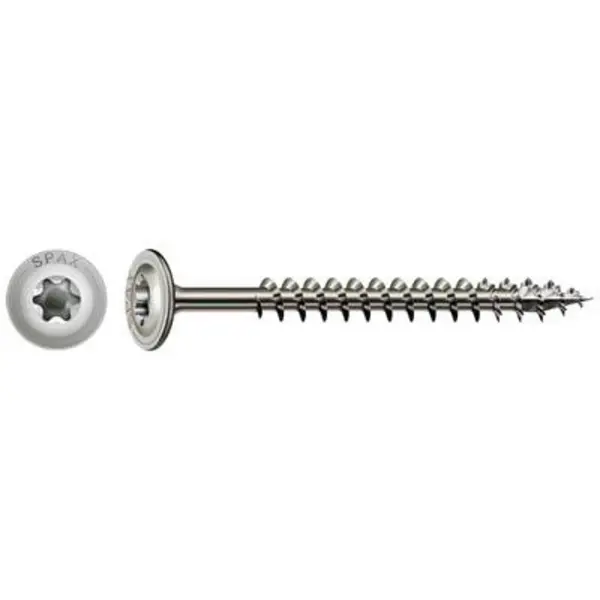 Image of SPAX SPAX 0257000800805 Wood screw 8mm 80 mm T-STAR plus Stainless steel A2 50 pc(s) 0257000800805