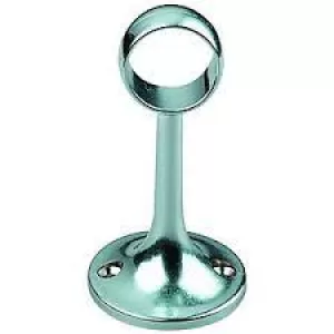 Image of Wickes Interior Standard Centre Bracket - 25mm Chrome