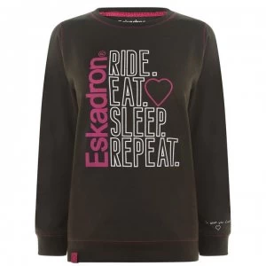 Image of Eskadron Leopard Print Sweater - Olive