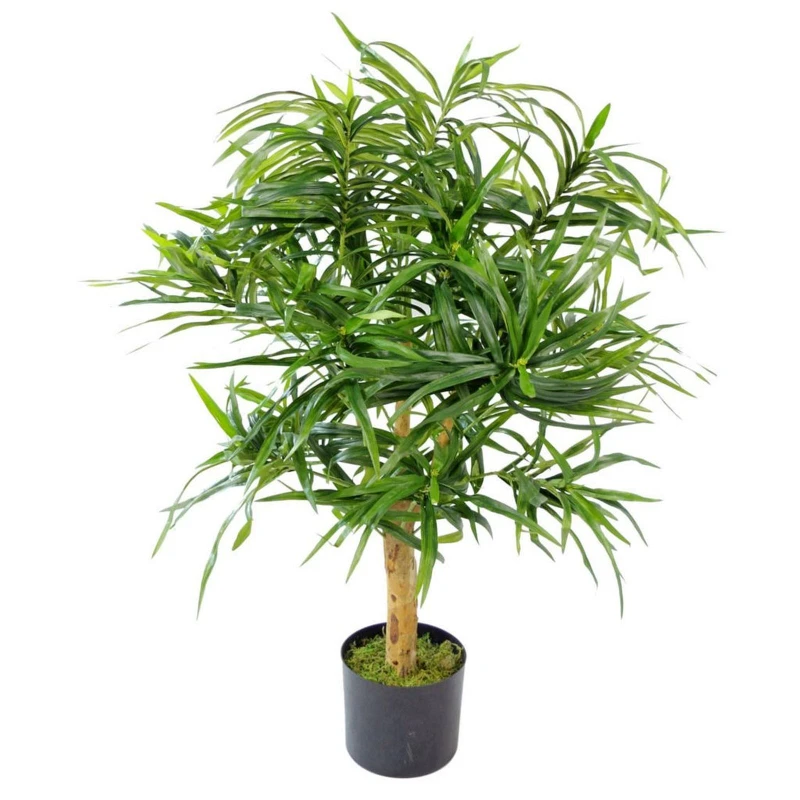 Image of Leaf 100cm Leaf Realistic Artificial Ficus Tree / Plant Green