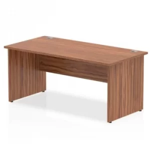 Image of Impulse Panel End 1600 Rectangle Desk Walnut