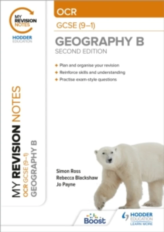 Image of Rebecca Blackshaw My Revision Notes: OCR GCSE (9-1) Geography B Second Edition Book Multi unisex