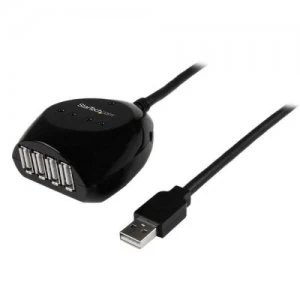 Image of 15m USB 2.0 Active Cable with 4 Port Hub
