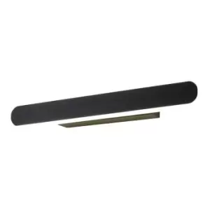Image of Luminosa Dunkirk Wall Lamp, 18W LED, 4000K, 805lm, Satin Black