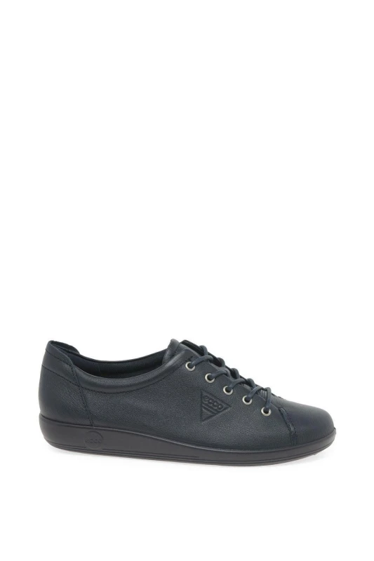 Image of Ecco Womens 'Soft 2.0' Casual Shoes in Dark Navy Size: 4 Dark Navy Female 4
