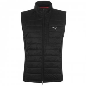 Image of Puma Quilted Gilet Mens - Black
