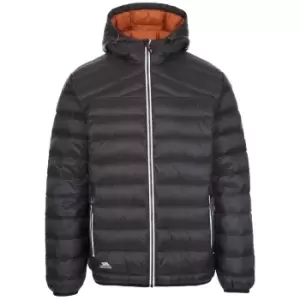 Image of Trespass Mens Whitman II Down Jacket (XS) (Black/Rust)