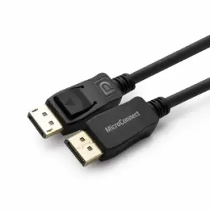 Image of Microconnect MC-DP-MMG-200 DisplayPort cable 2m Black