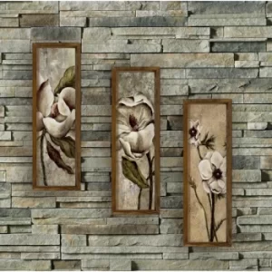 Image of KZM392 Multicolor Decorative Framed MDF Painting (3 Pieces)