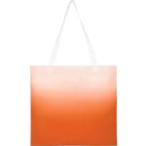 Image of Bullet Rio Gradient Tote Bag (One Size) (Orange/White) - Orange/White