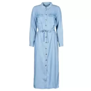 Image of Only ONLCASI womens Long Dress in Blue - Sizes S,XS