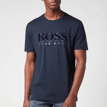 Image of Hugo Boss Athleisure Logo 3 T-Shirt Navy Size M Men