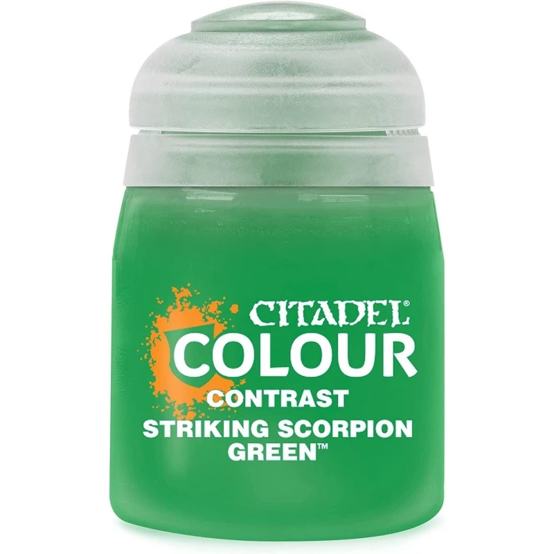 Image of Citadel Games Workshop Colour Contrast: Striking Scorpion Green (18ml) Paint Multi