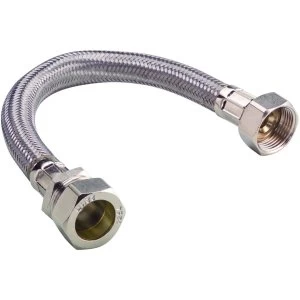 Image of Wickes Flexible Tap Connector - 22 x 19 x 1000mm